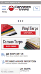 Mobile Screenshot of canopiesandtarps.com